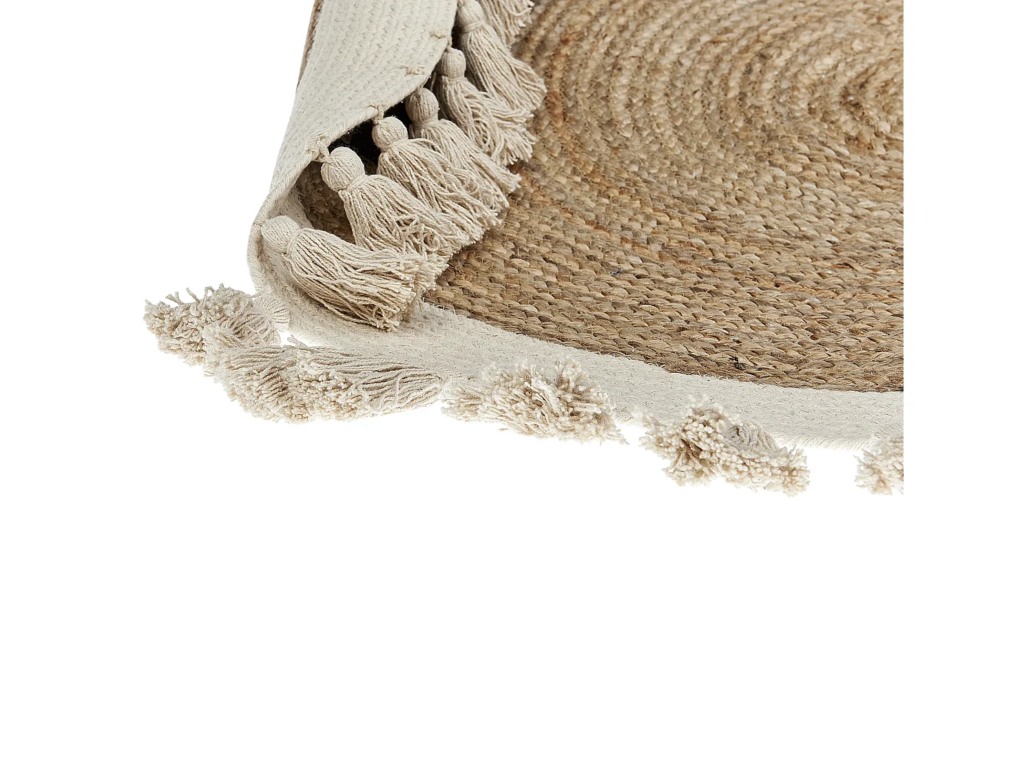 Tapis SAMSUN Beige ø 120 cm Jute