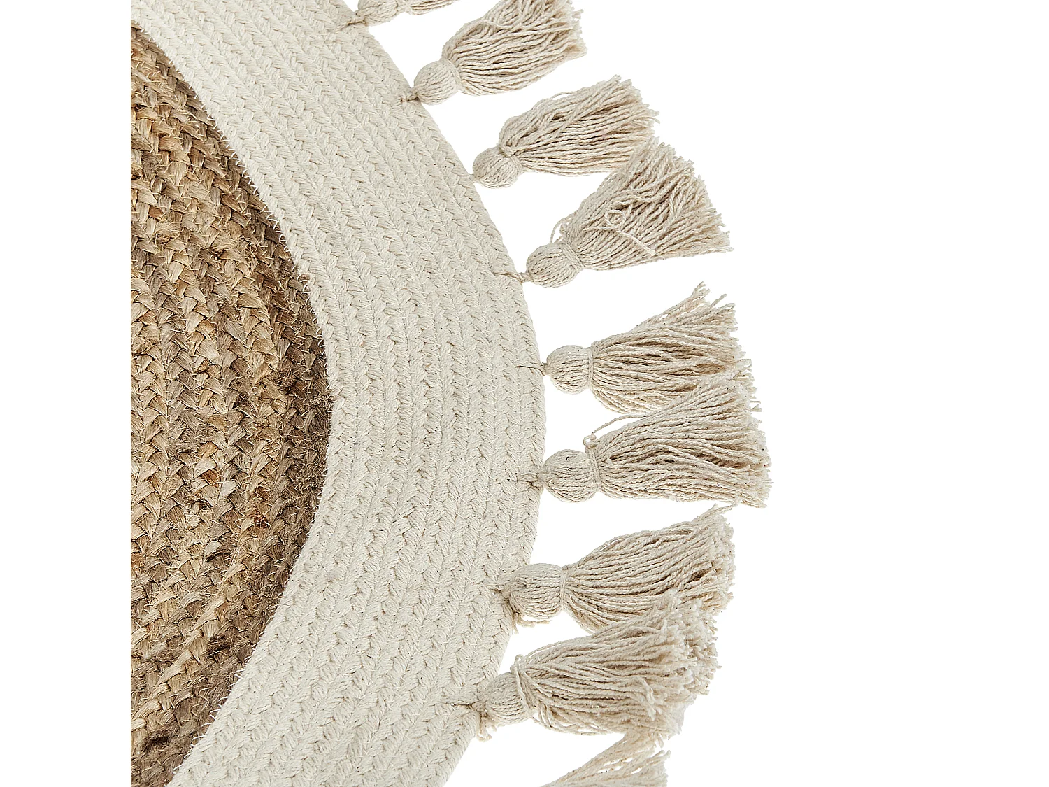 Tapis SAMSUN Beige ø 120 cm Jute