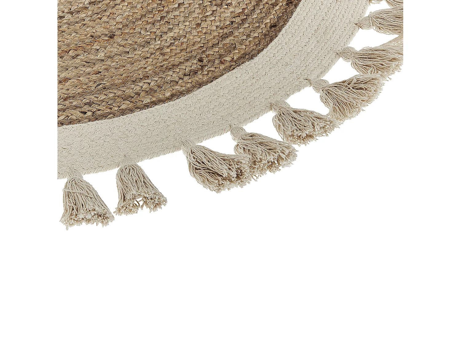 Rug SAMSUN Beige ø 120 cm Jute