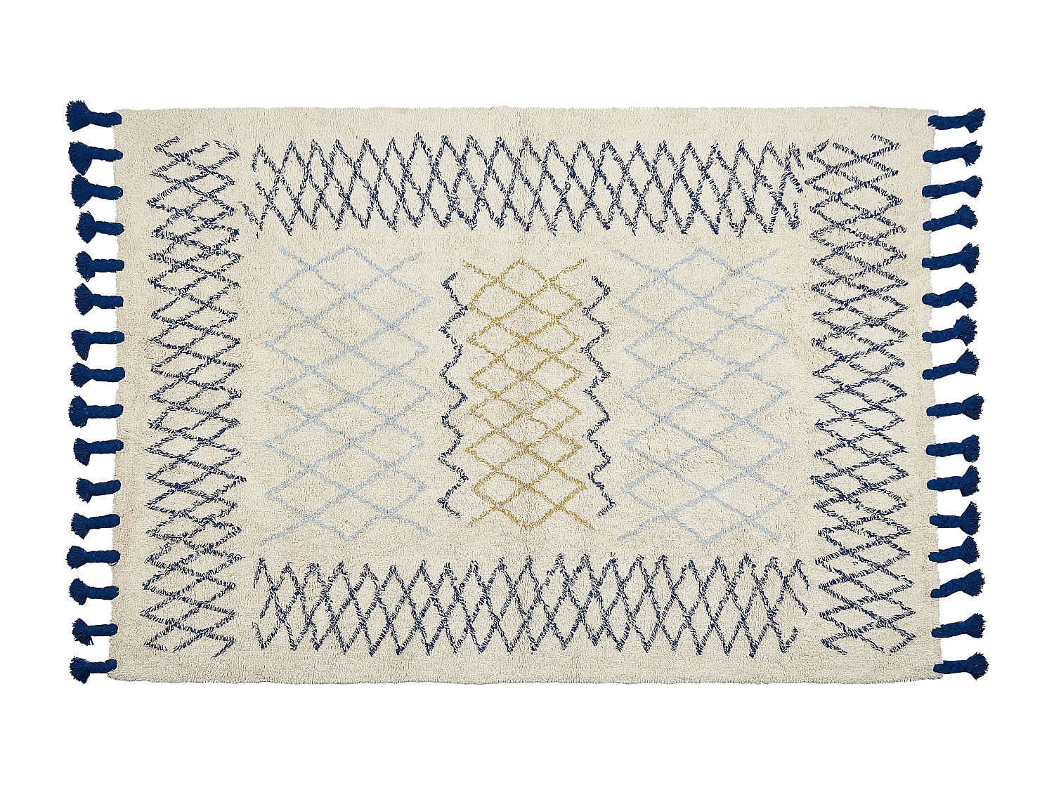 Tapis ERZINCAN Beige 140 x 200 cm Coton