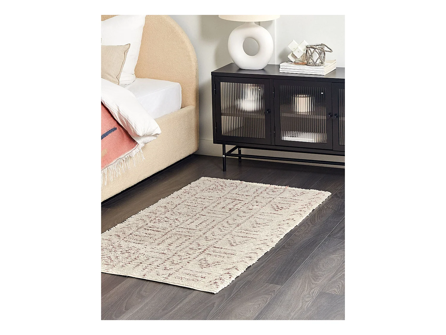 Tapis EDIRNE Beige 80 x 150 cm Coton