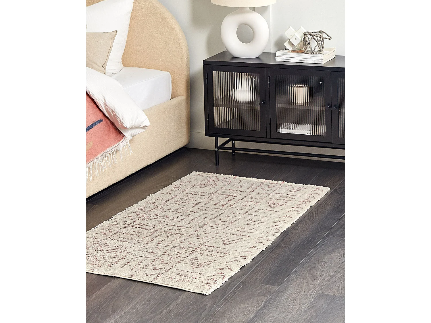 Tapis EDIRNE Beige 80 x 150 cm Coton