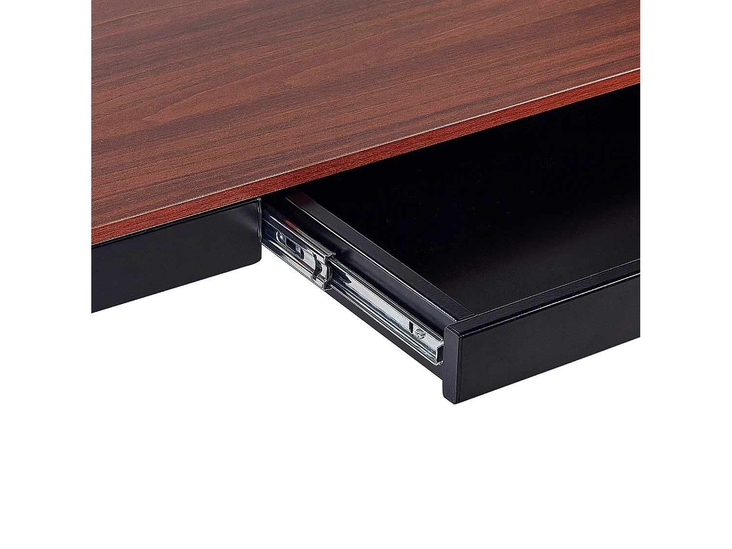 Bureau réglable en hauteur électriquement KENLY Marron foncé 120 cm 60 cm avec port USB