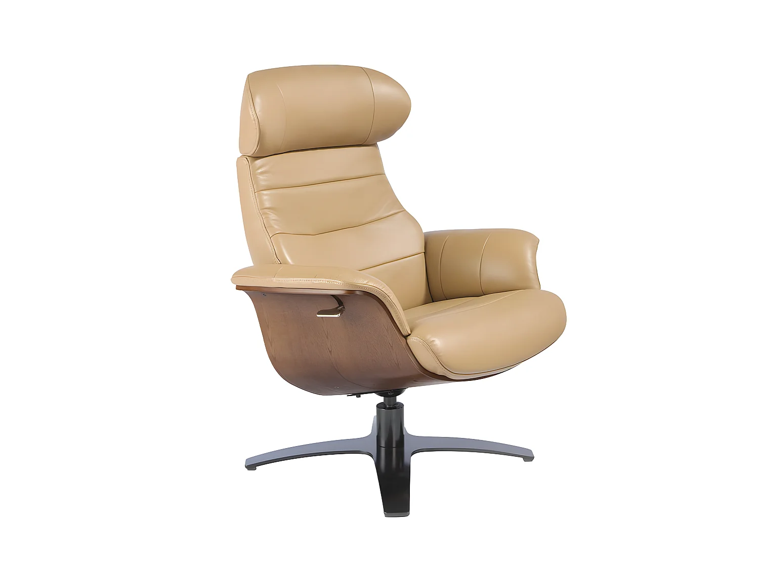 Sillón giratorio tapizado piel  5087 ANGEL CERDA