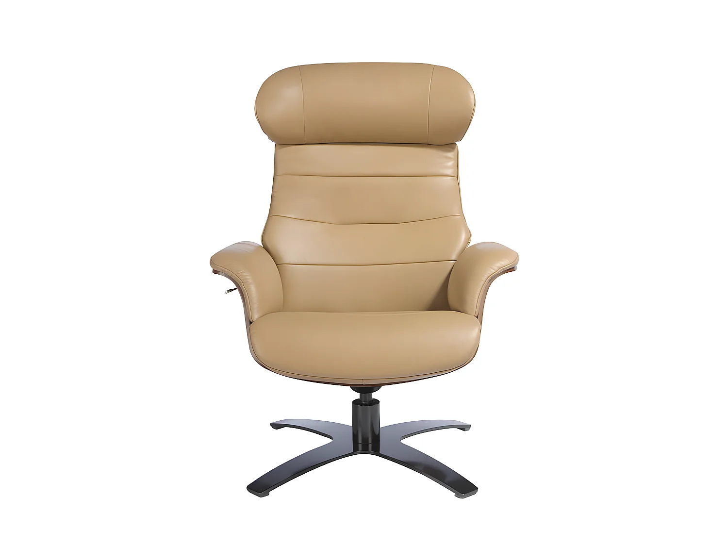 Sillón giratorio tapizado piel  5087 ANGEL CERDA