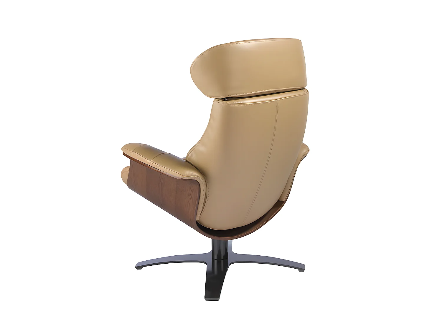 Sillón giratorio tapizado piel  5087 ANGEL CERDA