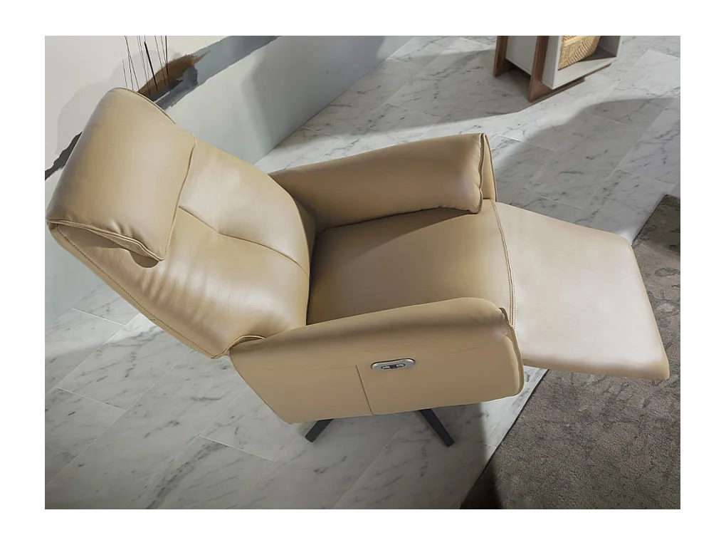 Fauteuil relax pivotant en cuir Arena 5086 ANGEL CERDA