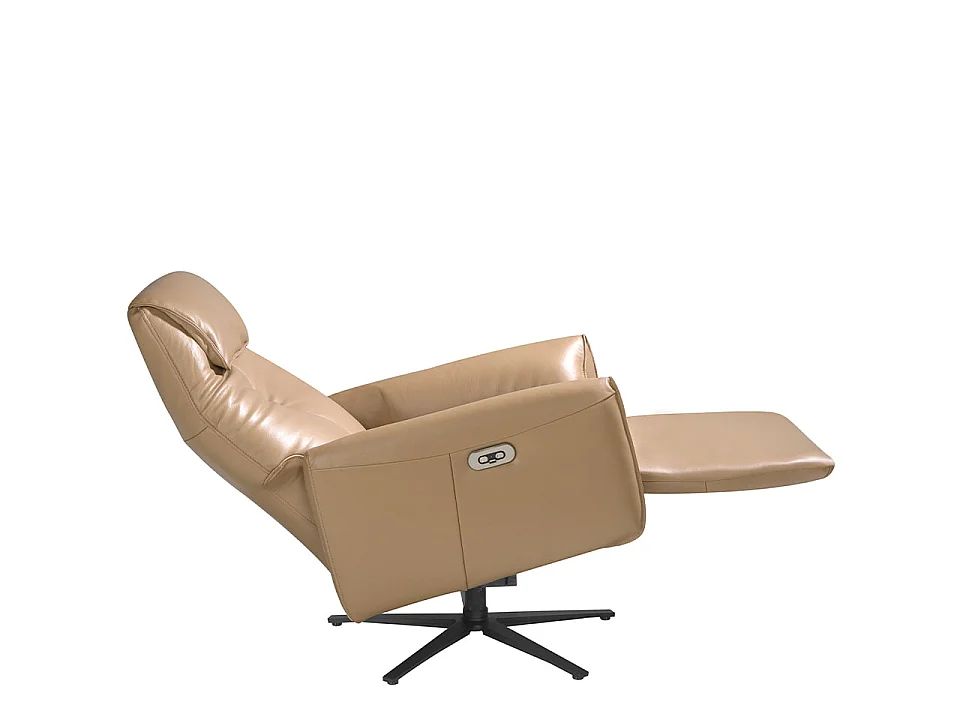 Poltrona relax girevole in pelle arena 5086 ANGEL CERDA
