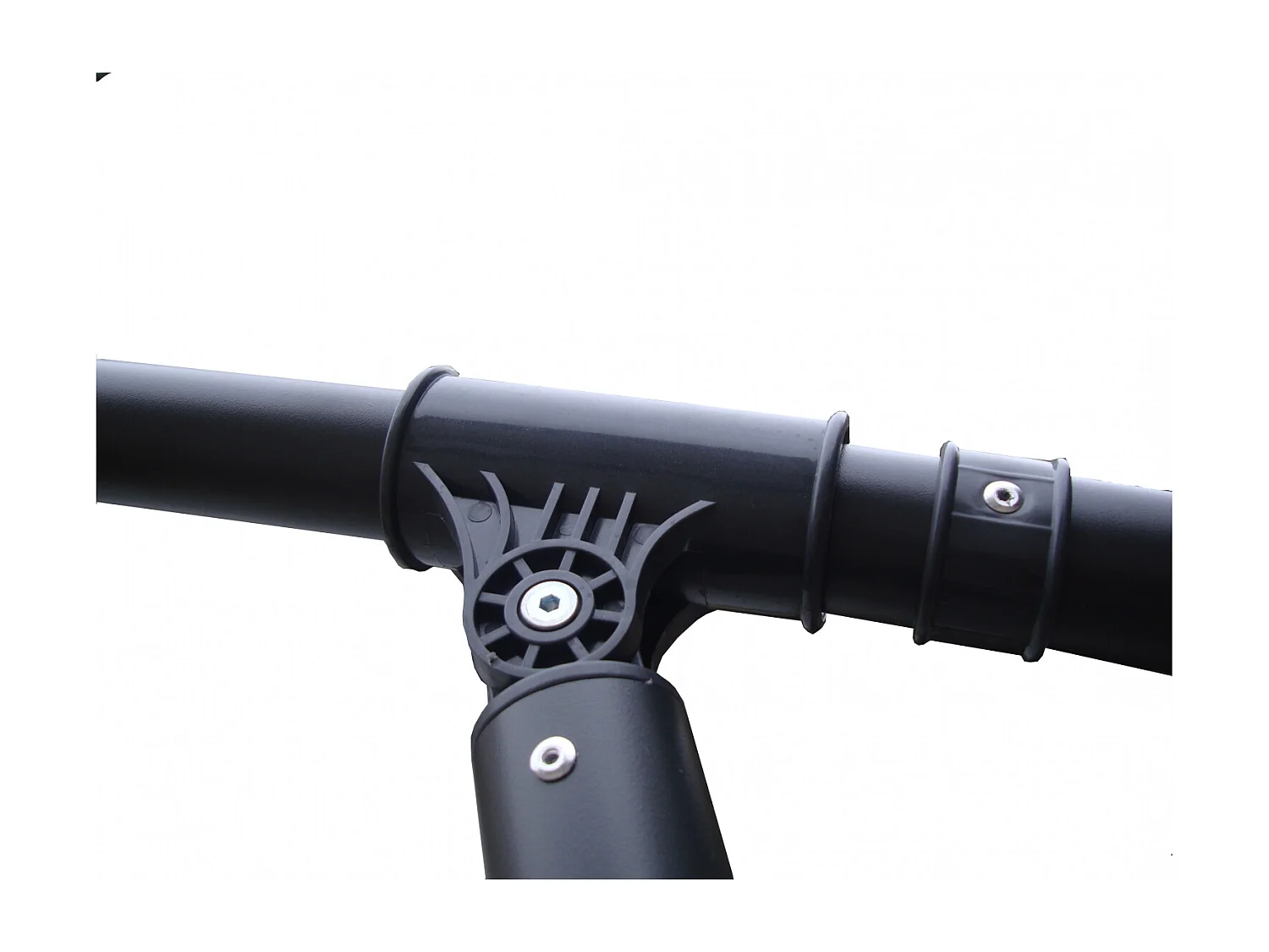 Parasol déporté 3 x 3 m chocolat SOLENZARA