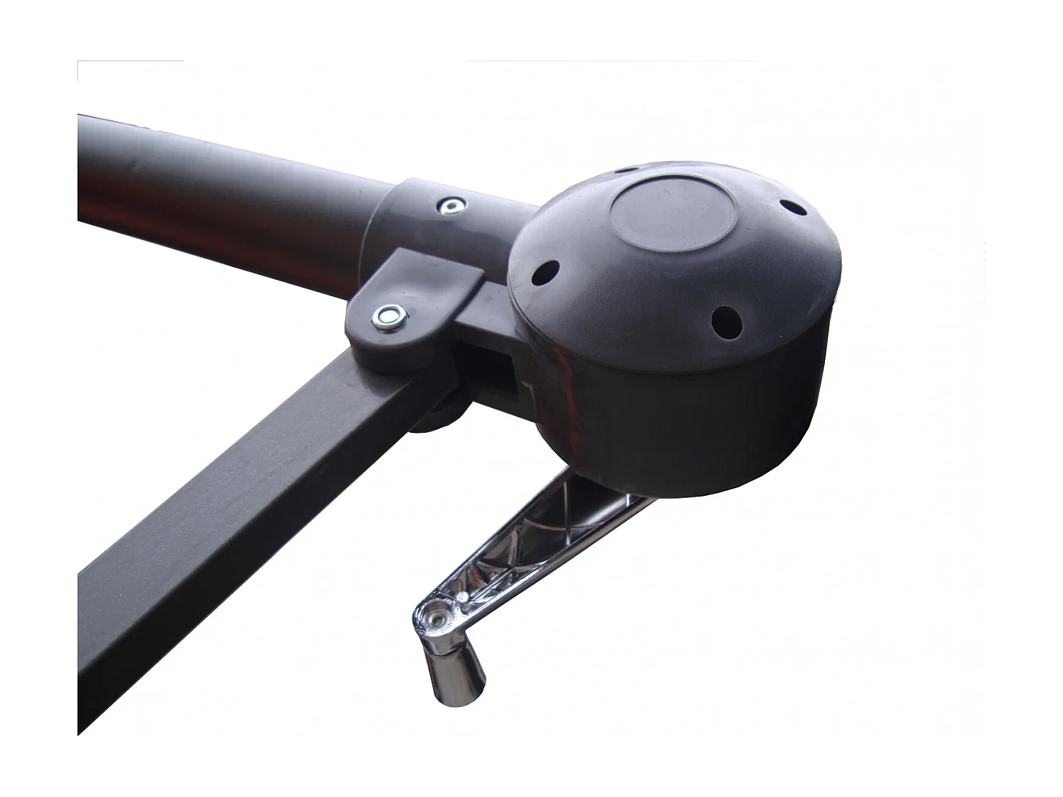 Parasol cuadrada terracota 3x3 metros SOLENZARA