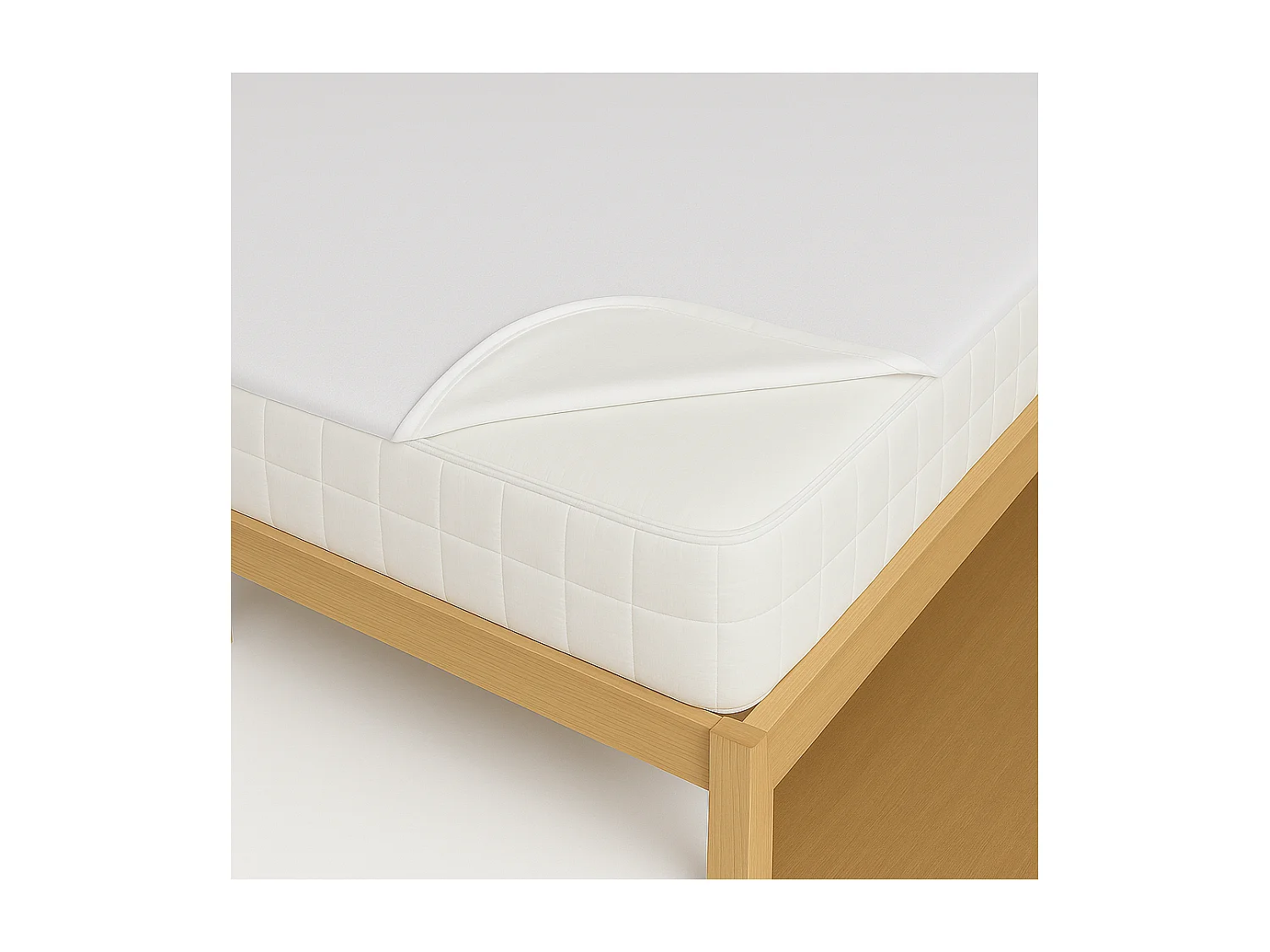 Protège Matelas 140x190 Imperméable Lavable, Respirant et Silencieux Convient à Toutes les Épaisseurs