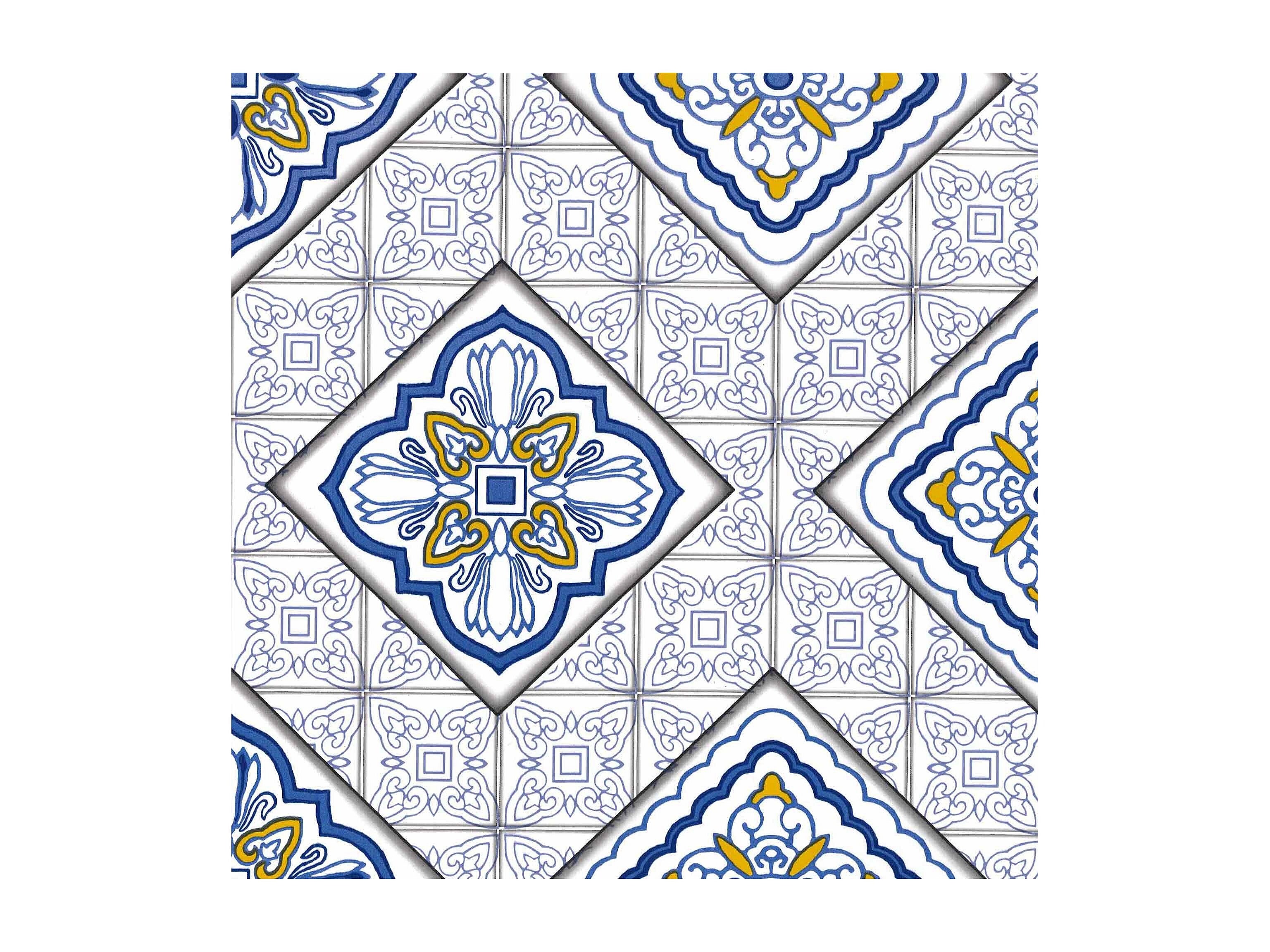 ART2LATABLE Nappe en Toile Cirée - Motif Océan Bleu & Sable Nappe en
