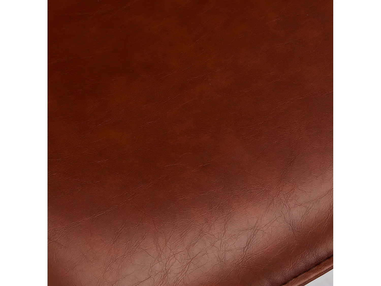 Barhocker Drehbar 2er Set Isabel - Kunstleder & Metall - Braun