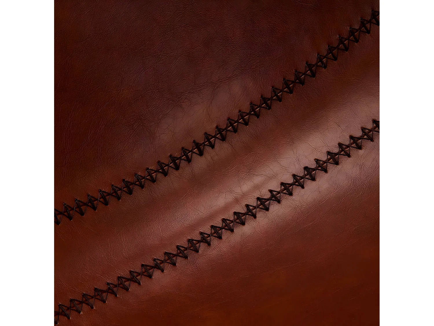 Barhocker Drehbar 2er Set Isabel - Kunstleder & Metall - Braun