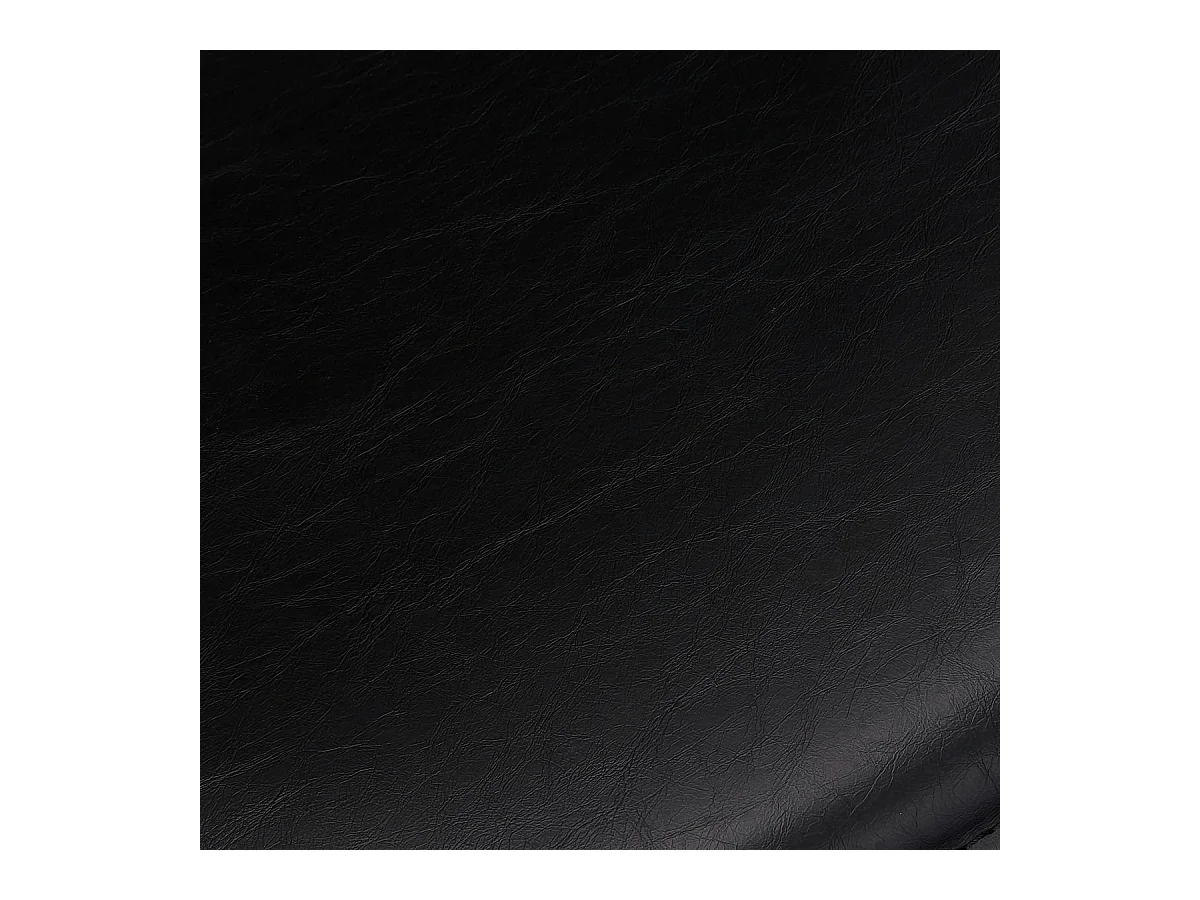 Barhocker Drehbar 2er Set Isabel - Kunstleder & Metall - Schwarz