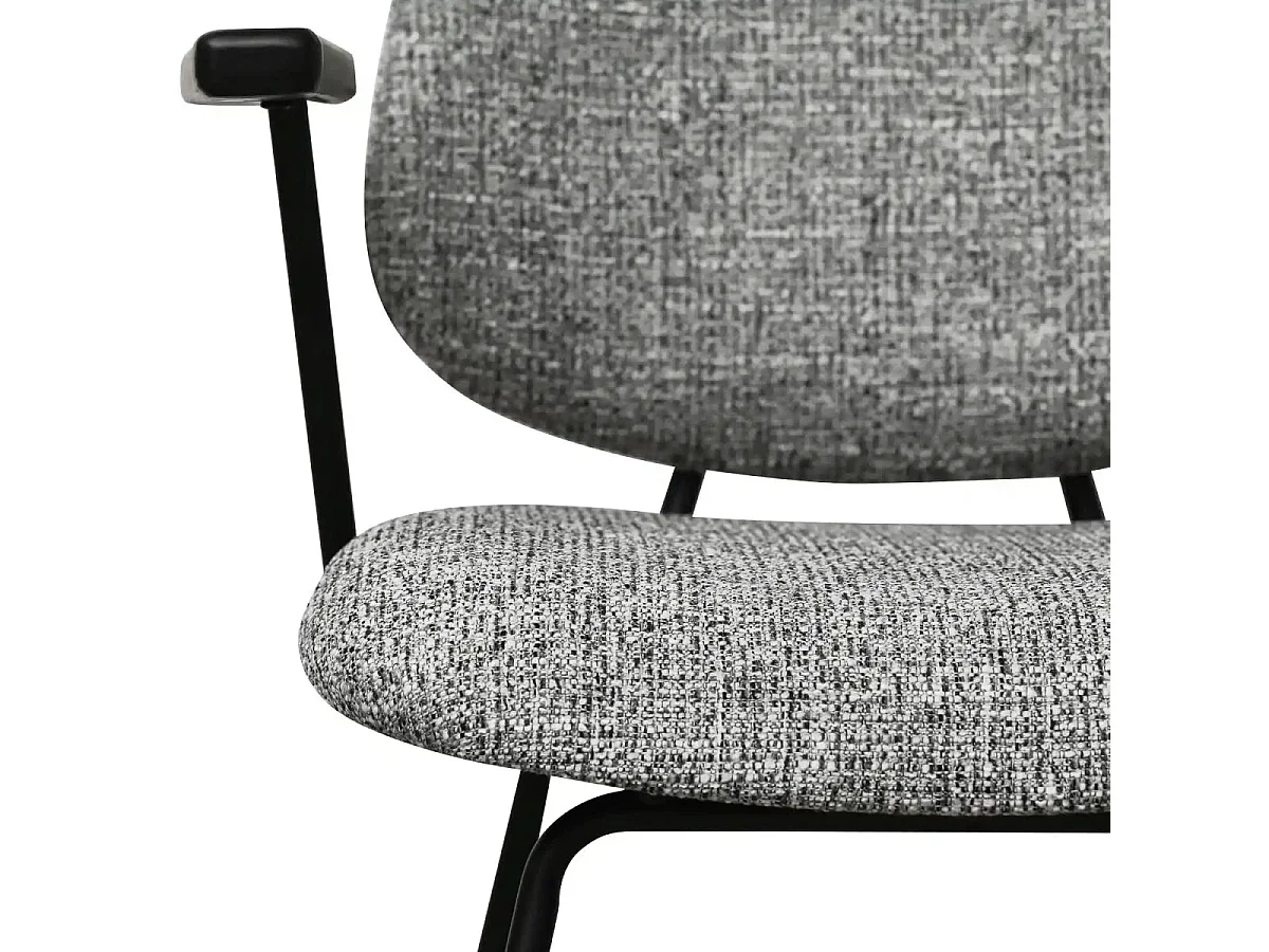 Lot de 2 chaises pivotantes Isabel - Simili et métal - Marron