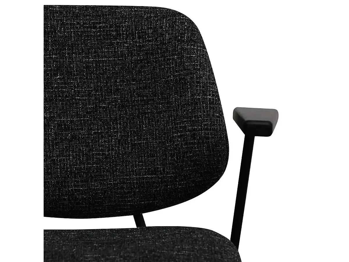 Ibbe Design Bruin Draaibare Eetkamerstoelen Isabel Set van 2 Keukenstoel met Metalen Poten, Keuken Woonkamer Slaapkamer 57x48x85 cm