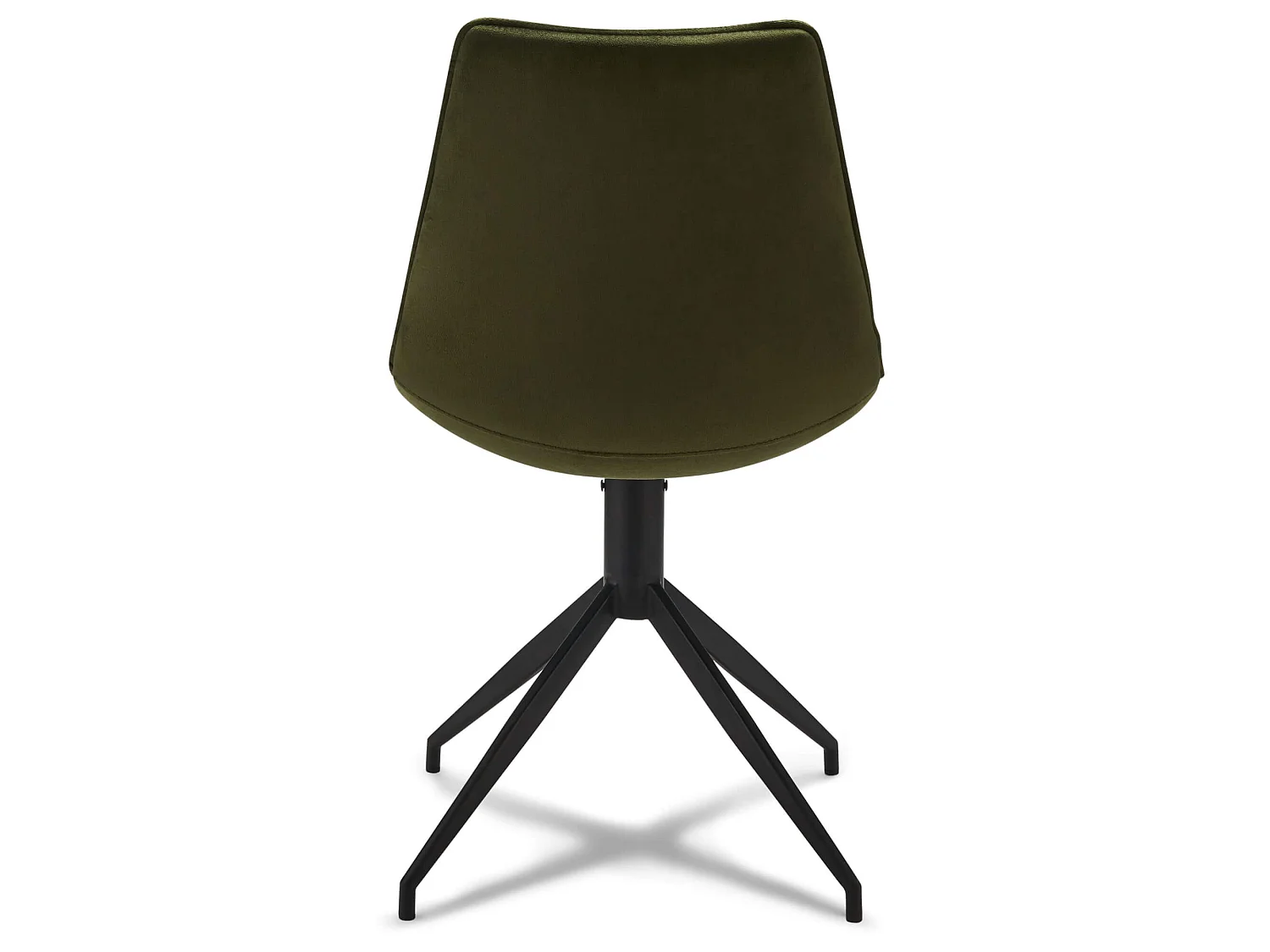 Lot de 2 Chaise de Salle à Manger Isabel Olive Verte Velours