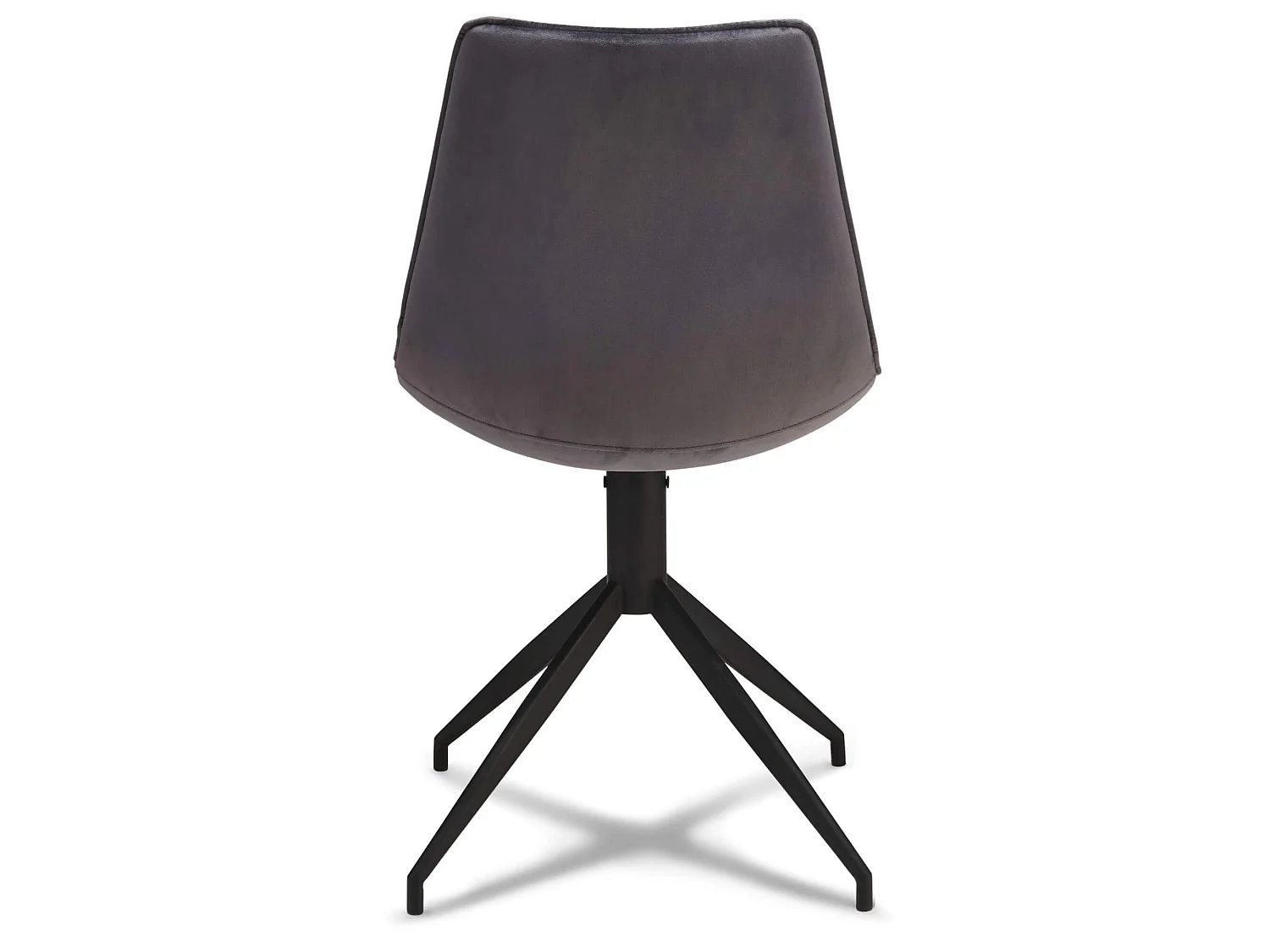 Lot de 2 Chaise de Salle à Manger Isabel Gris Velours