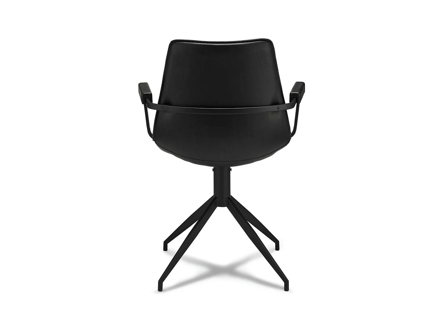 Esszimmerstuhl Drehbar 2er Set Isabel - Samt & Metall - Schwarz