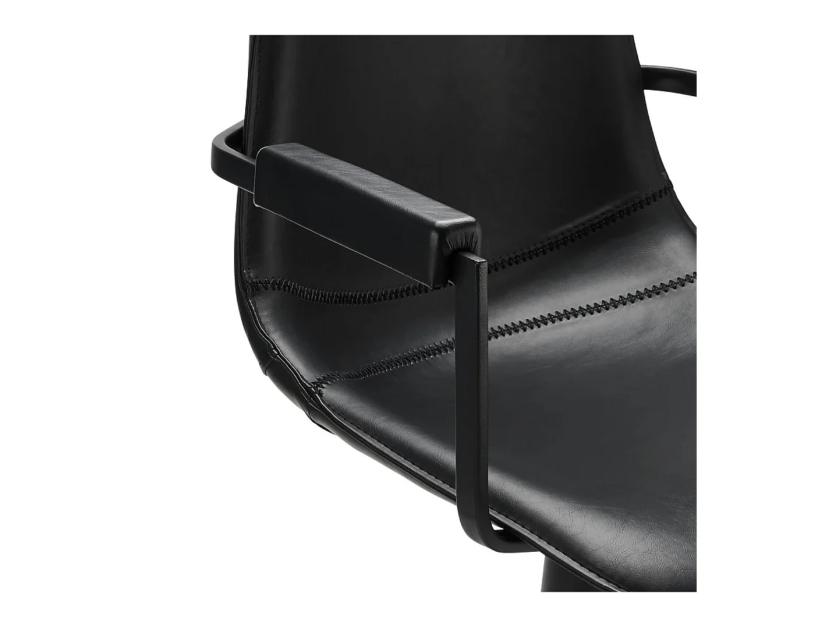 Esszimmerstuhl Drehbar 2er Set Isabel - Samt & Metall - Schwarz