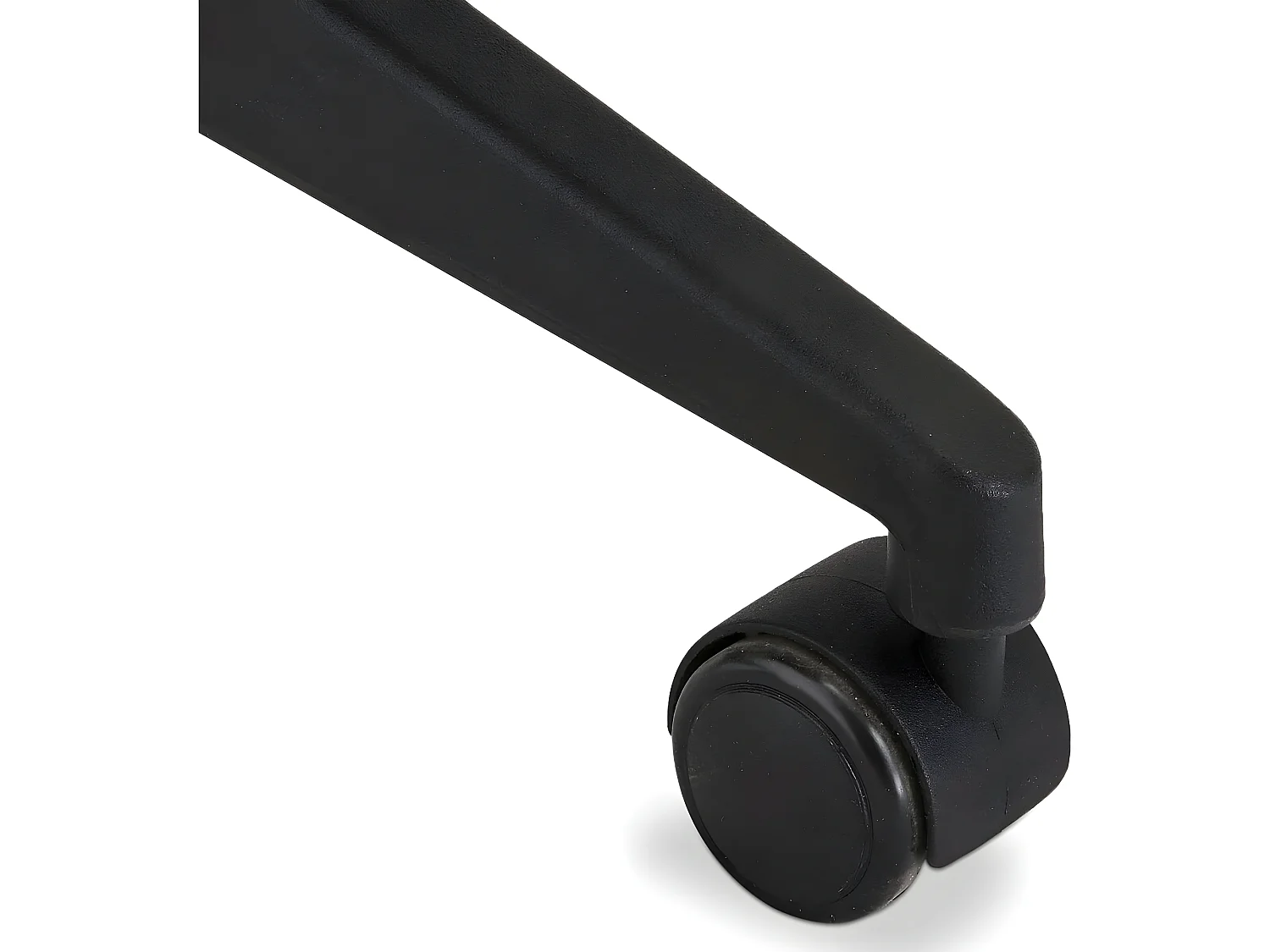 Chaise de bureau ergonomique Domo - Réglable en hauteur - Pivotant - Inclinable - Tissu et métal - Noir