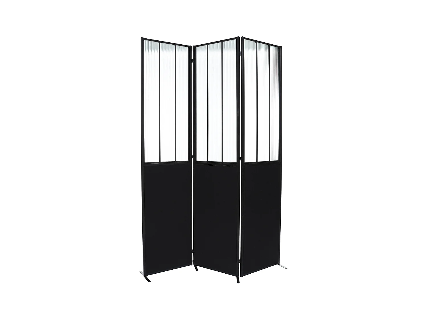 Paravent Atelier métal et verre trempé Atmosphera