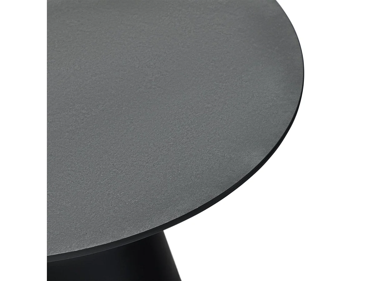 Fauteuil relax avec repose-pieds Crown - Cuir et bois - Noir