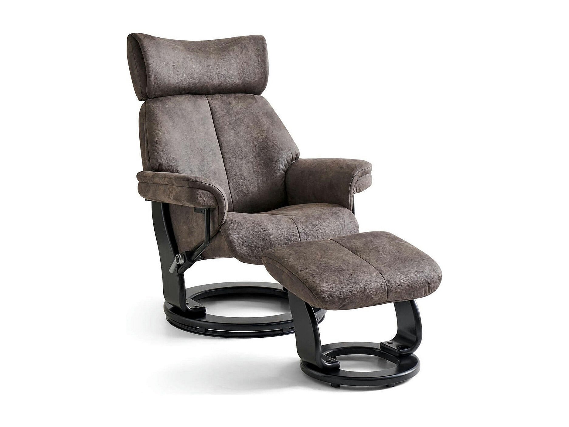 Fauteuil Relax En Simili Cuir Blanc - Dossier Et Repose-pieds Inclinables, Charge 135 Kg