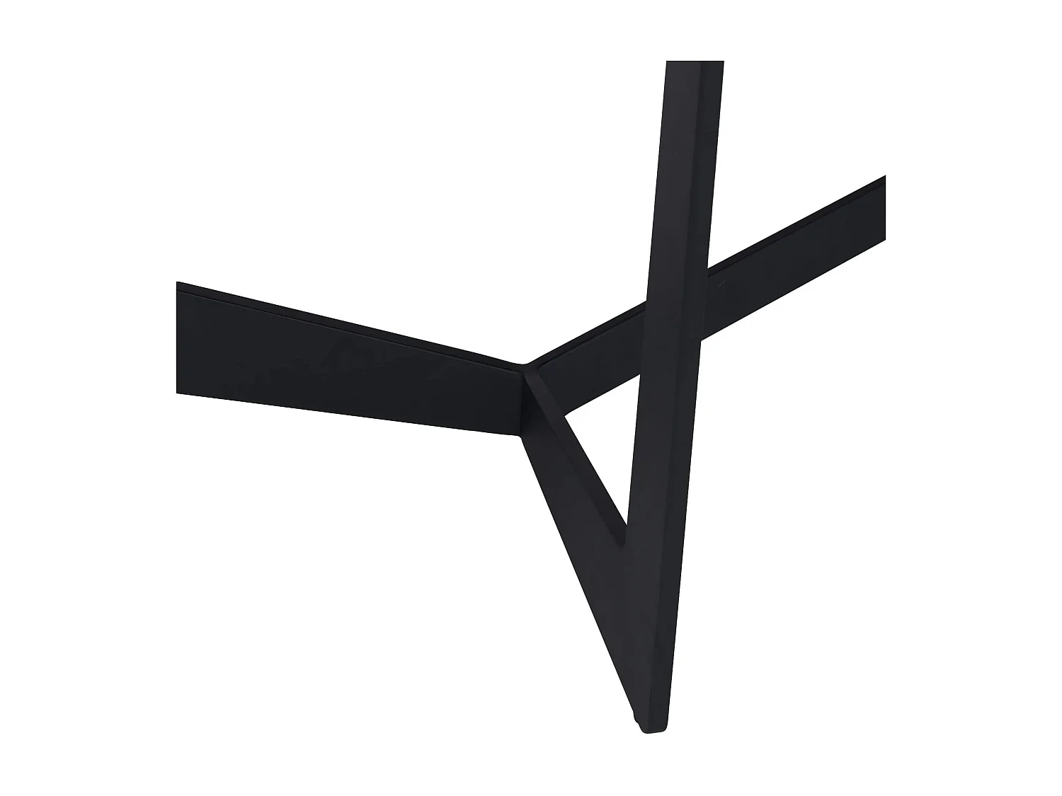 Rechthoekige Uitschuifbare eettafel Tokyo - 6 à 10 personen- MDF & staal - Zwart