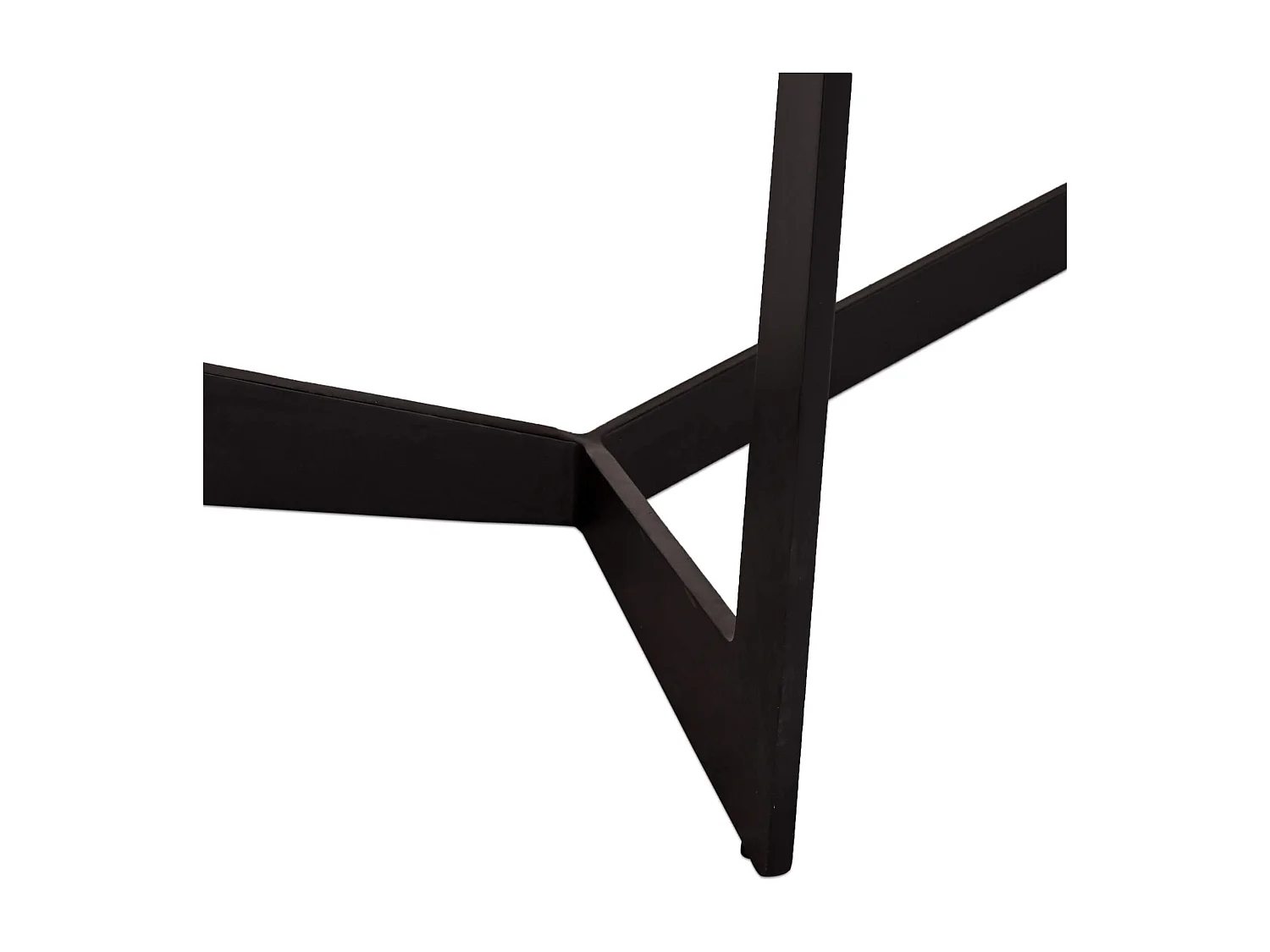 Table à manger extensible Tokyo - Rectangulaire - 6 à 10 couverts - MDF et métal - Noyer