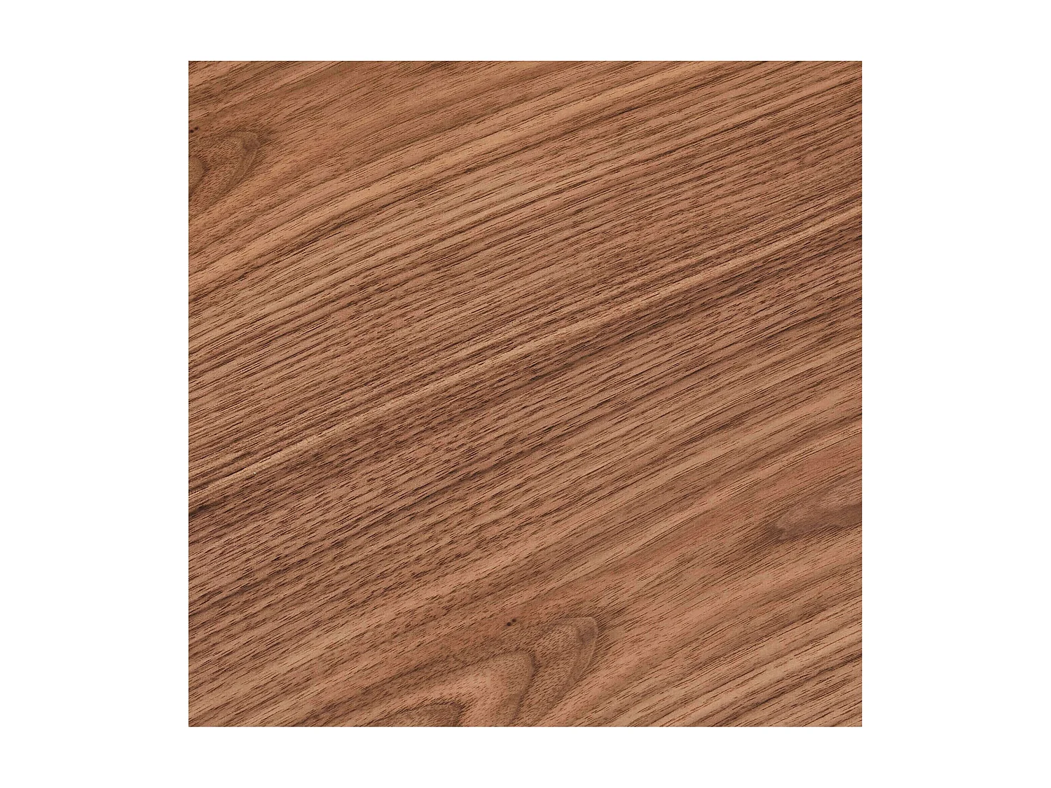 Table à manger extensible Tokyo - Rectangulaire - 6 à 10 couverts - MDF et métal - Noyer