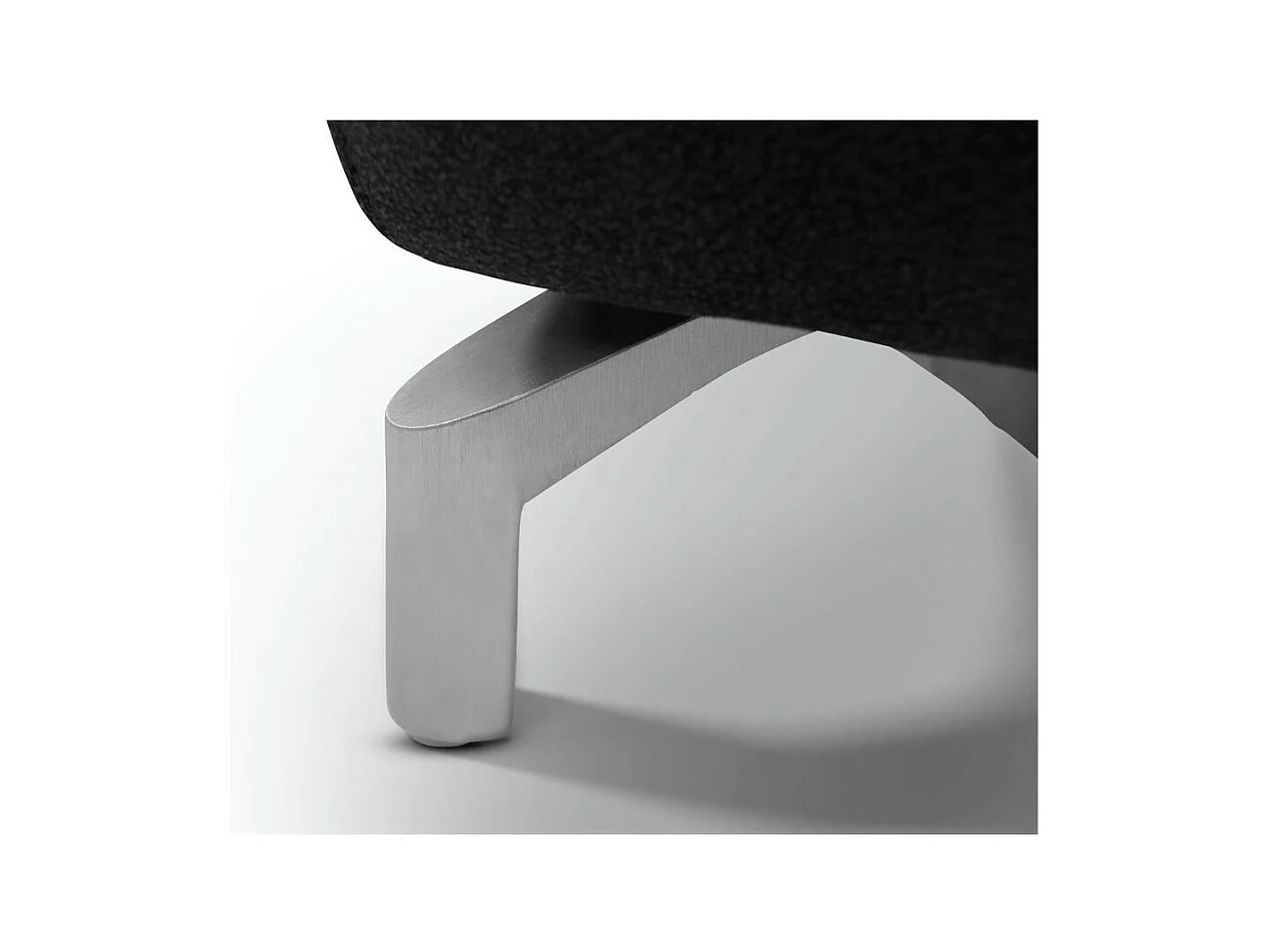 Relaxsofa elektrisch Selesta - 3-Sitzer - Stoff - Schwarz