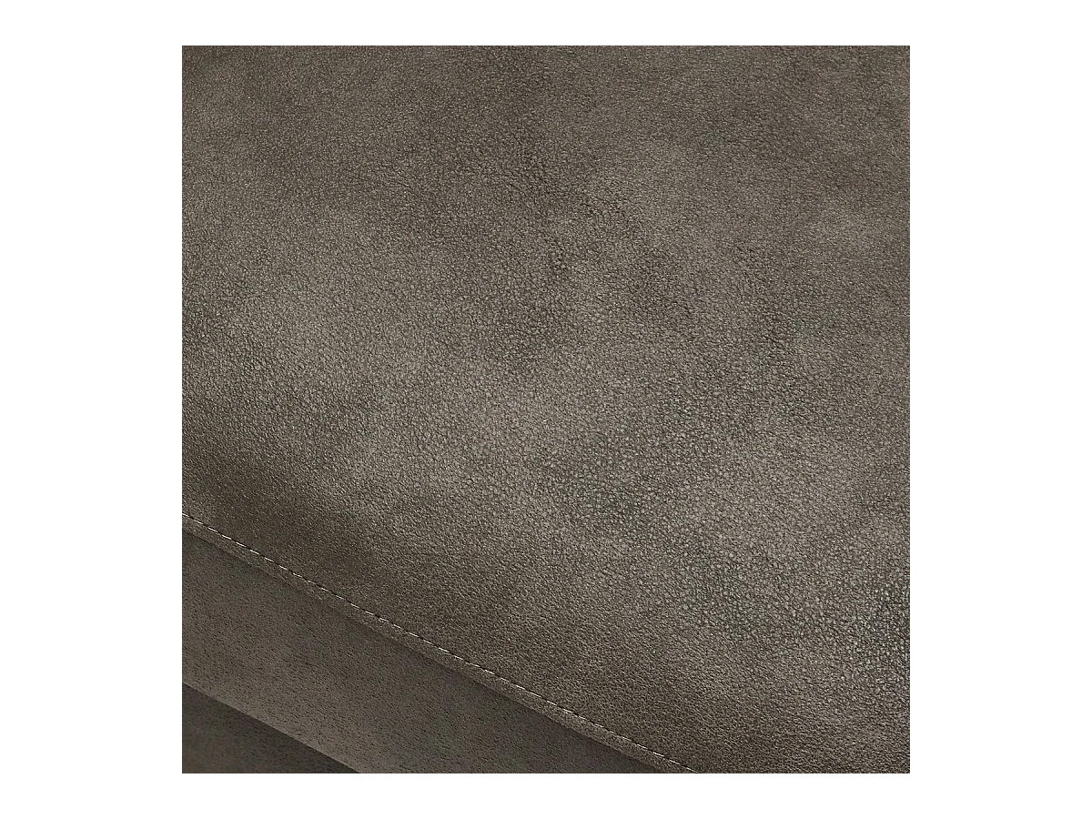 Tweezits elektrische relaxbank Selesta van stof - bruin