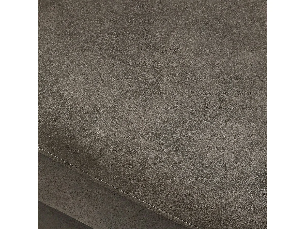 Canapé relax électrique Selesta - 2 places - Tissu - Marron