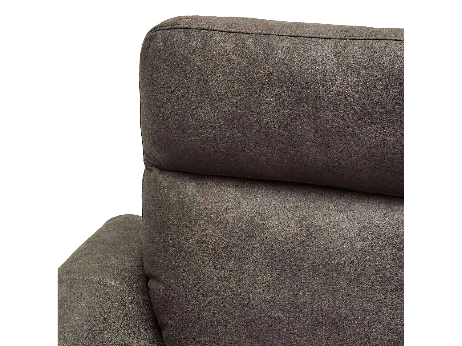 Tweezits elektrische relaxbank Selesta van stof - bruin