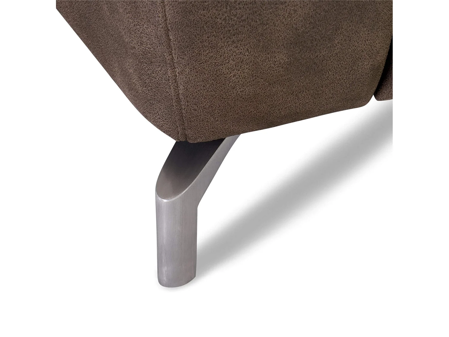 Canapé d'angle 32 Relax Électrique 5 Places Selesta Marron Tissu