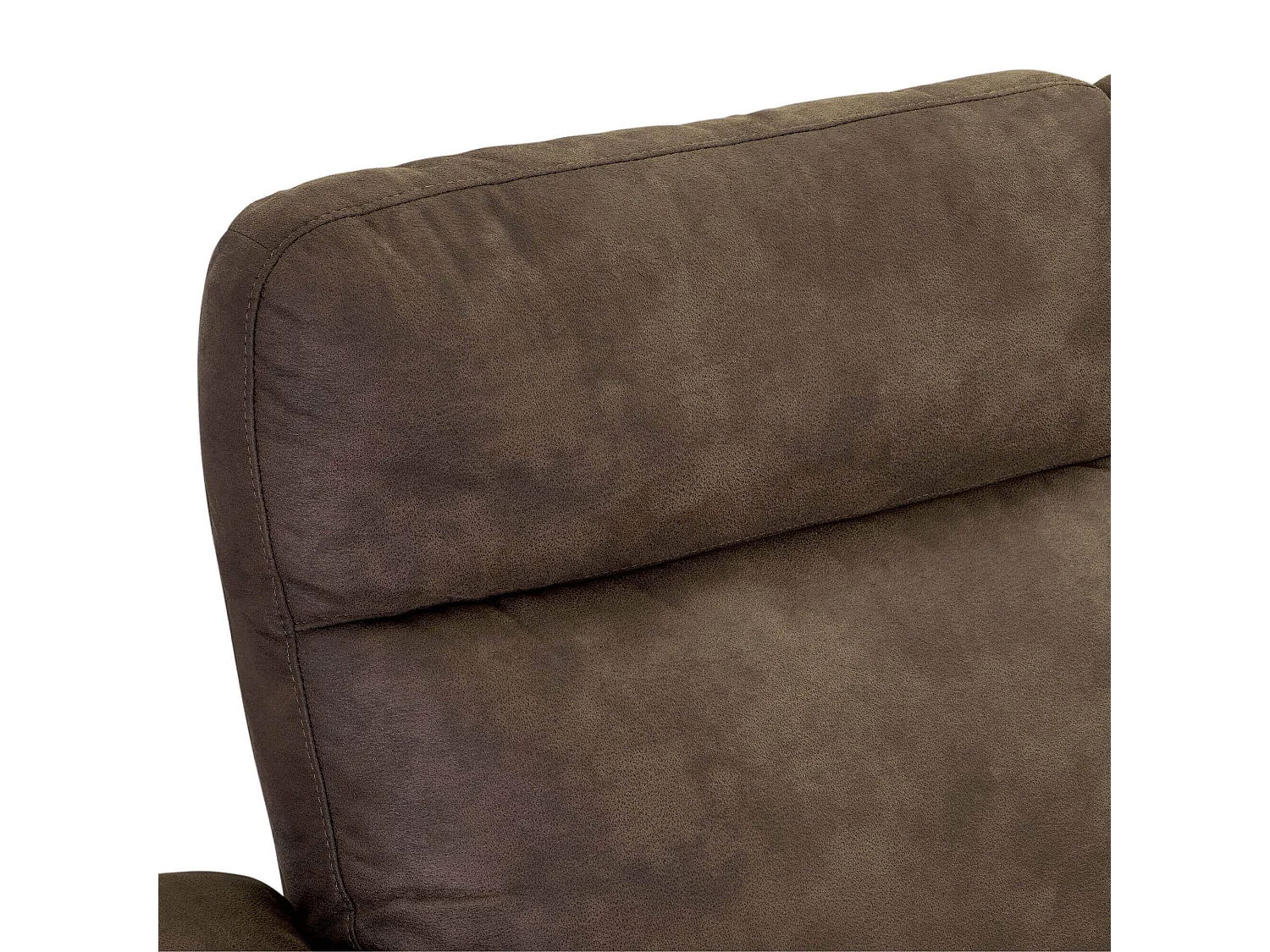 Canapé d'angle 32 Relax Électrique 5 Places Selesta Marron Tissu