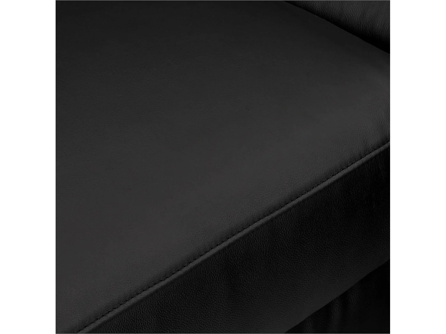 Canapé d'angle 32 Relax Électrique 5 Places Selesta Noir Cuir, PVC