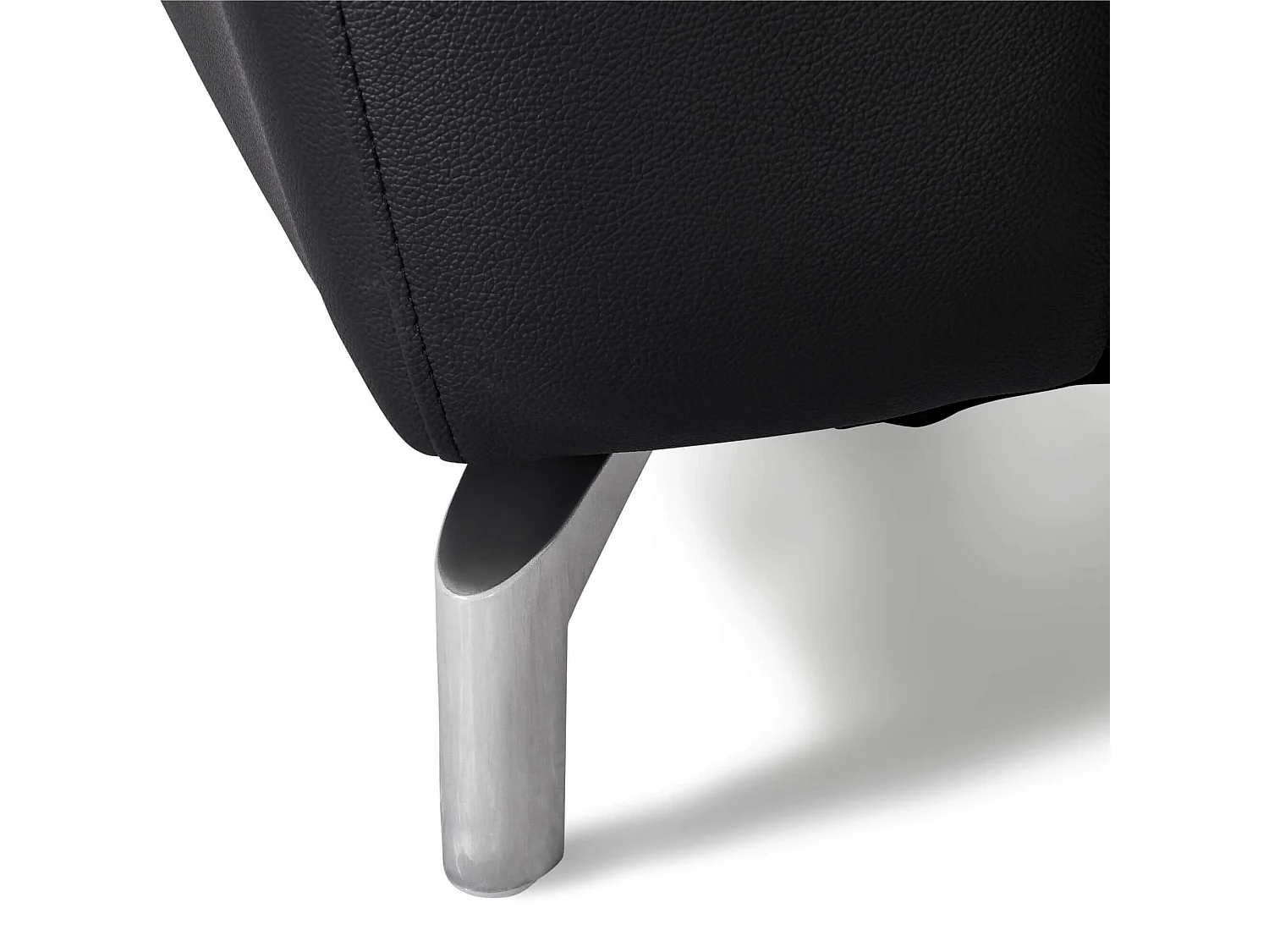 Canapé d'angle 32 Relax Électrique 5 Places Selesta Noir Cuir, PVC