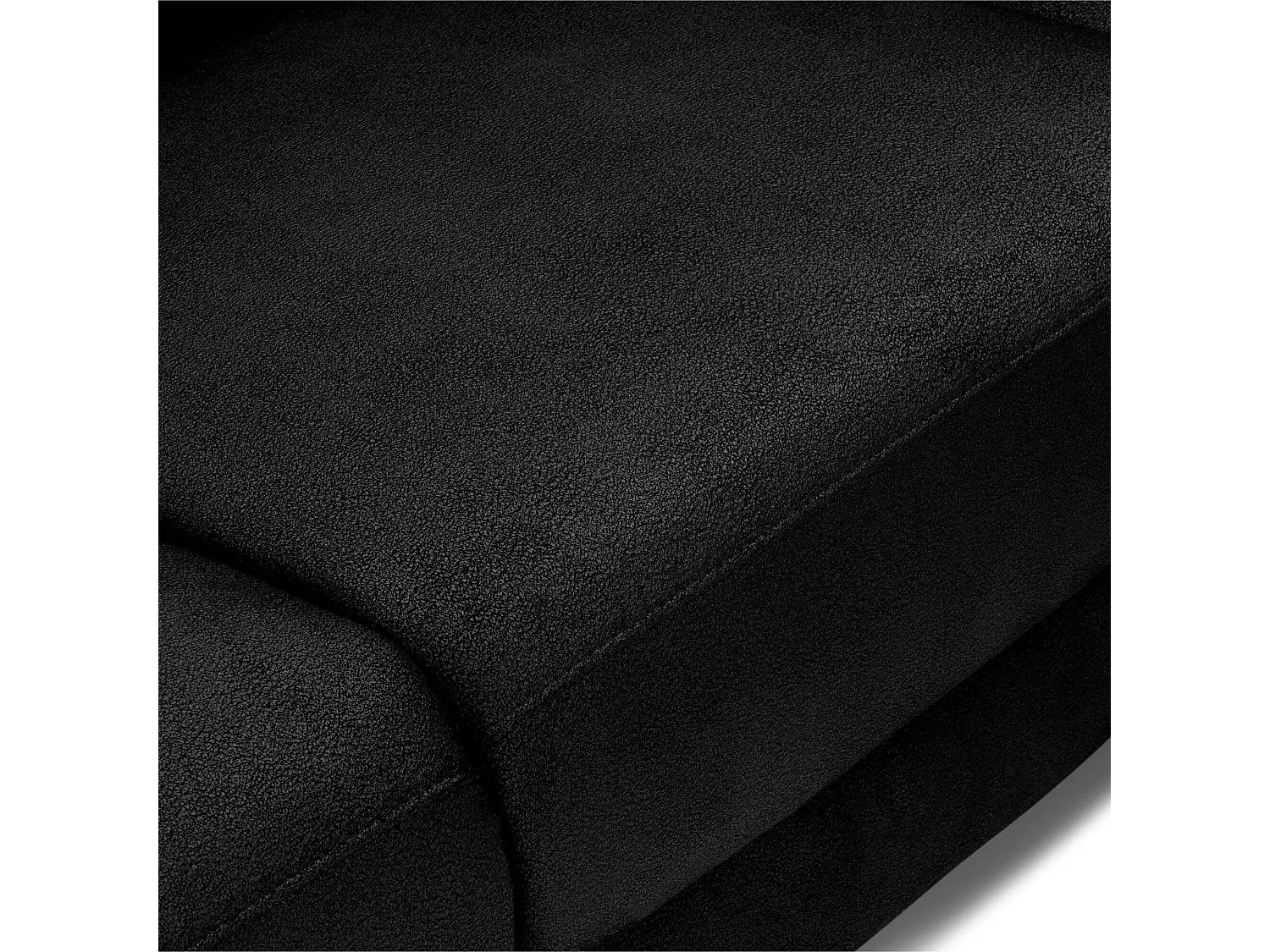 Canapé d'angle 32 Relax Électrique 5 Places Selesta Noir Tissu