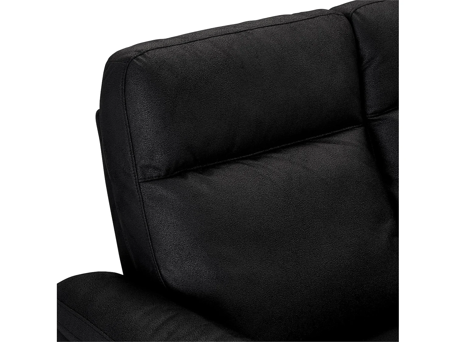 Canapé d'angle 32 Relax Électrique 5 Places Selesta Noir Tissu