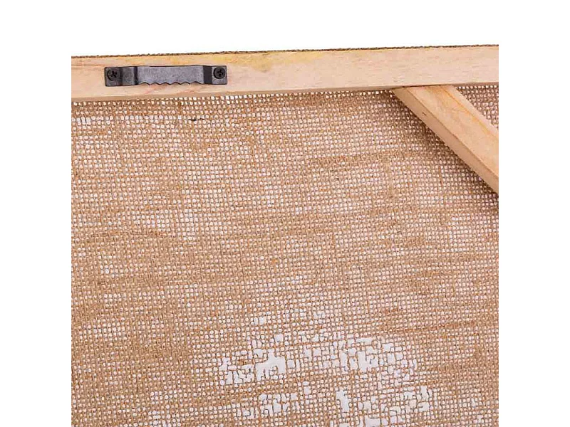 Cornice in legno e tessuto stampato