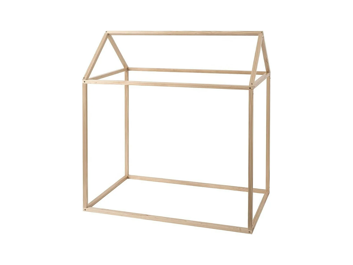 Cabane Déco Enfant 126cm Naturel