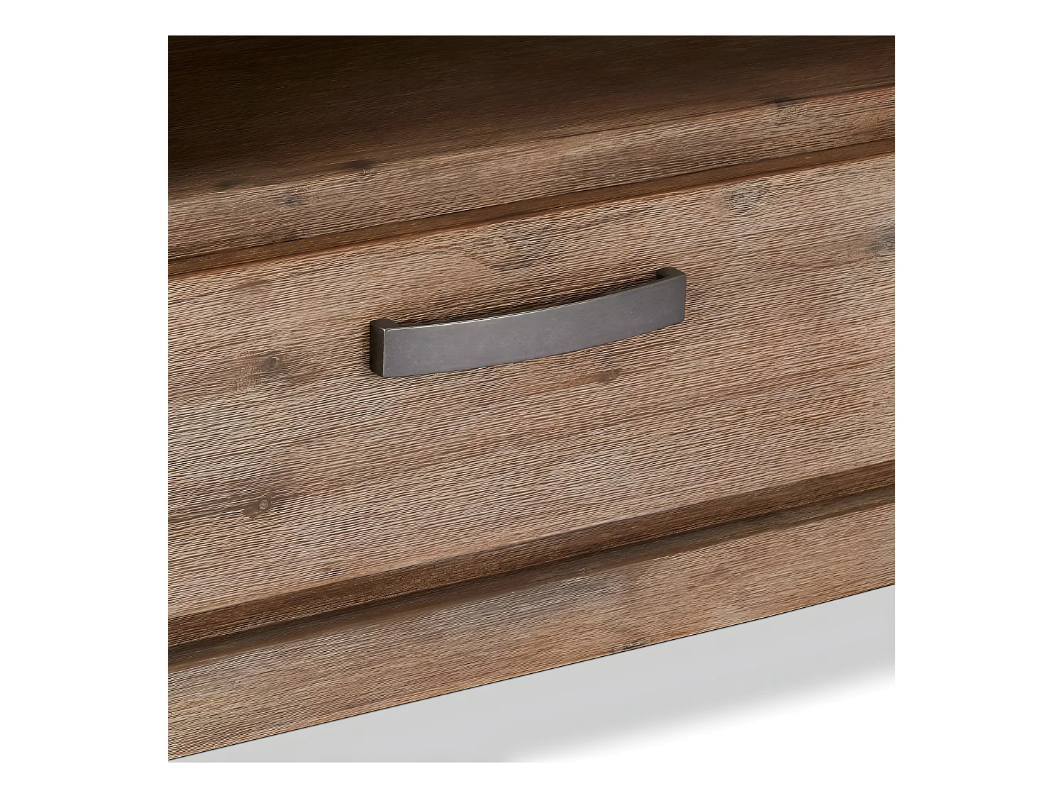 Tv-meubel Alaska - 2 laden, 2 nissen - Massief acaciahout & MDF - Bruin