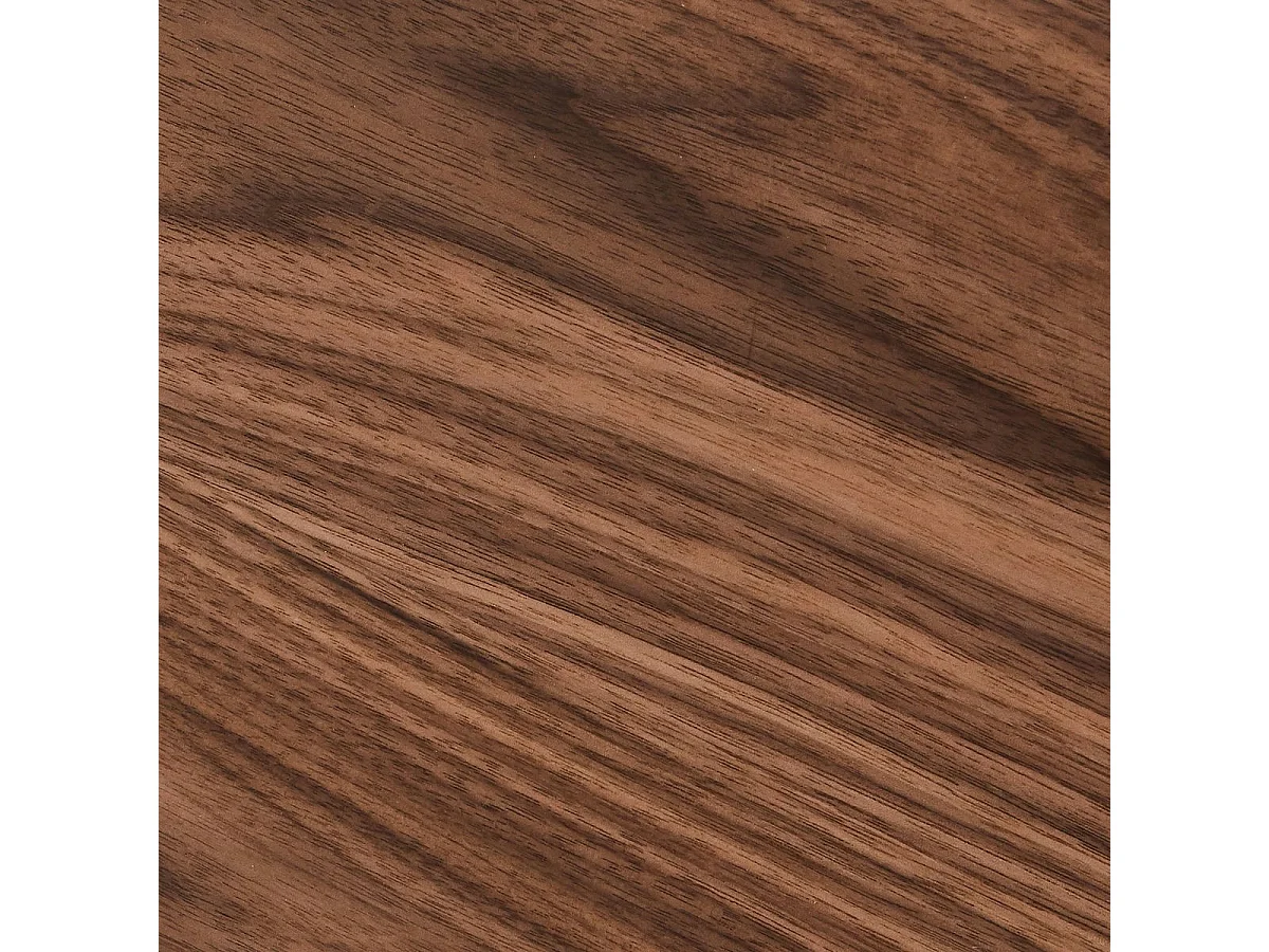 Meuble TV Tokyo avec 2 portes et 1 tiroir - MDF et métal - Noyer