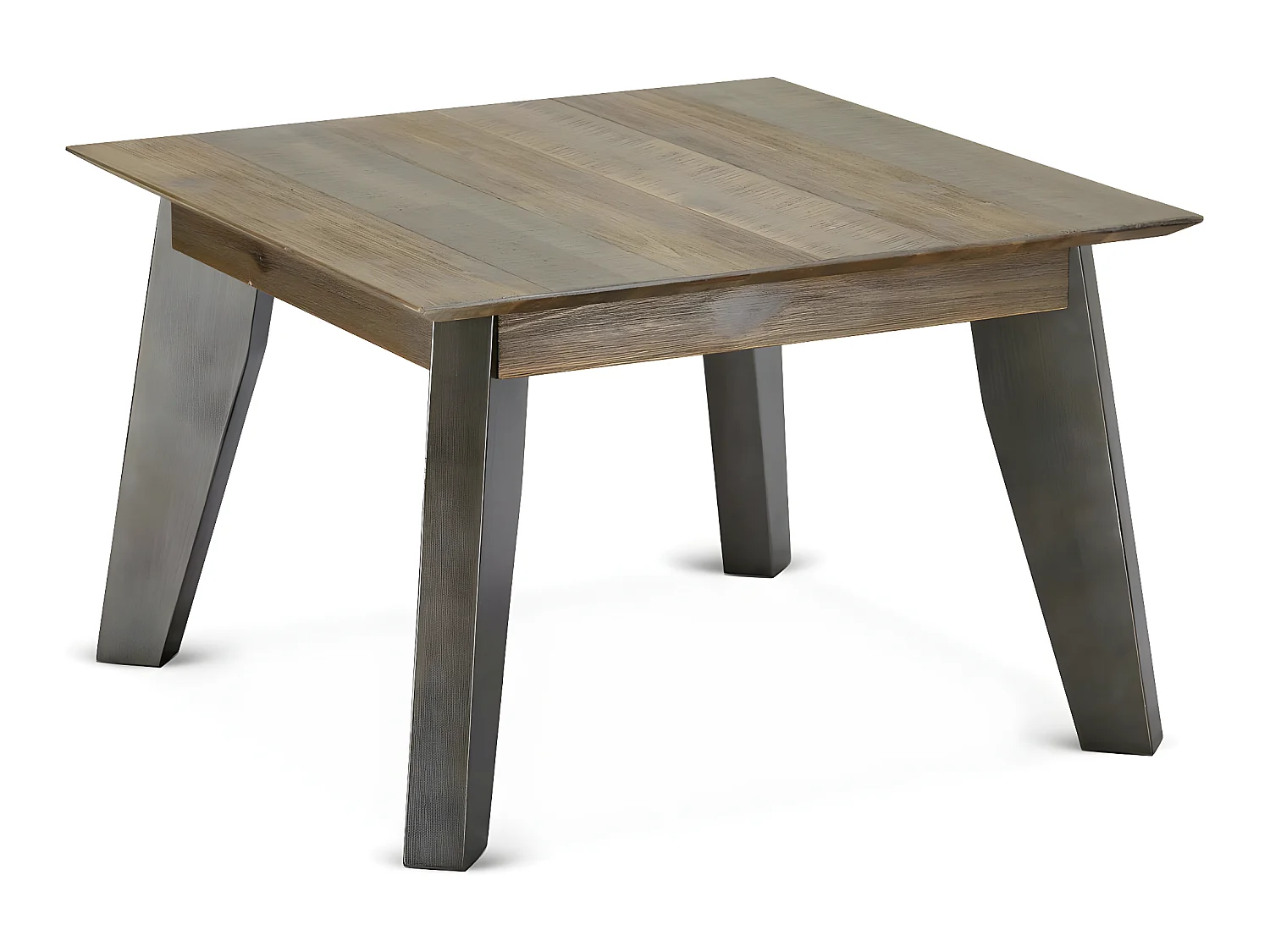 Table basse Malaga - Carrée - Acacia massif - Marron