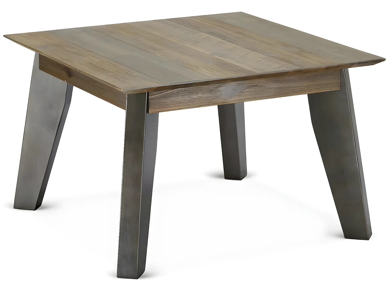 Table basse Malaga - Carrée - Acacia massif - Marron