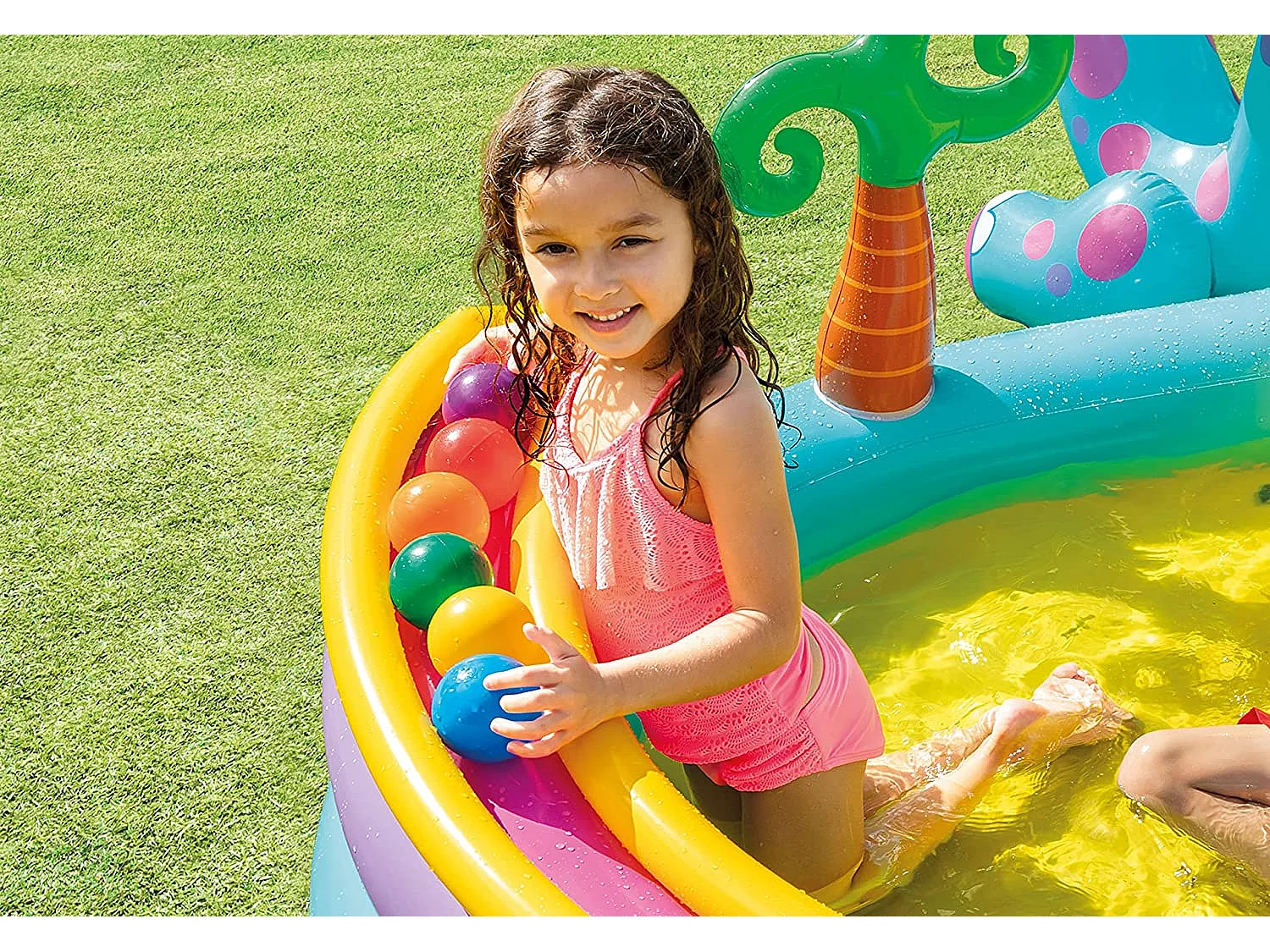 Aufblasbarer Spielplatz Land der Dinosaurier - Intex