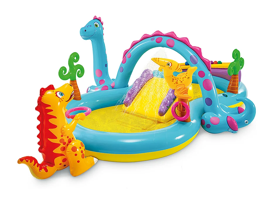 Aufblasbarer Spielplatz Land der Dinosaurier - Intex